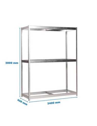 Estantería SIMONFORTE 2404-3 galva