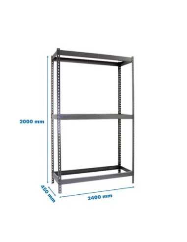 Estantería SIMONRACK Simonforte 2404-3 gris