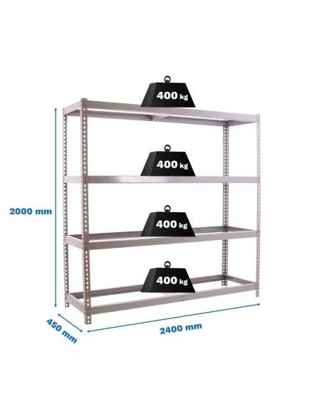 Estantería SIMONRACK Simonforte 2404-4 galva