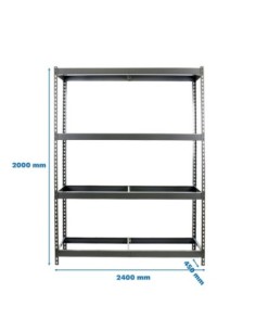 Estantería SIMONRACK Simonforte 2404-4 gris