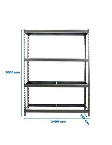 Estantería SIMONRACK Simonforte 2406-4 gris