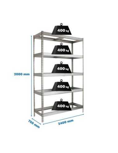 Estantería SIMONRACK Simonforte 2407-3 galva