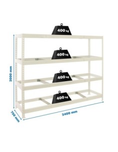 Estantería SIMONRACK Simonforte 2407-4 blanco