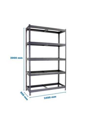 Estantería SIMONRACK Simonforte 2409-5 gris