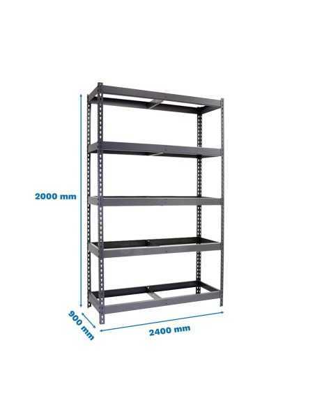 Estantería SIMONRACK Simonforte 2409-5 gris
