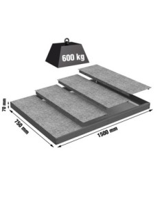 Estantería SIMONRACK Simonforte ea 1507 metal gris/galva