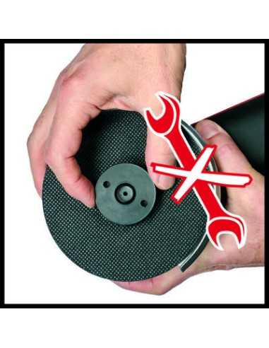 Amoladora EINHELL BRUSHLESS AXXIO 18/115 Q Quick fix SIN BATERIA