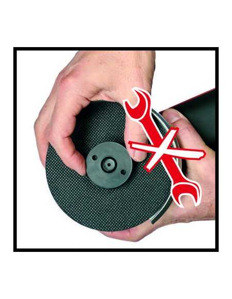 Amoladora EINHELL BRUSHLESS AXXIO 18/115 Q Quick fix SIN BATERIA