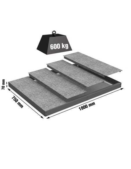 Estantería SIMONRACK Simonforte ea 1807 metal gris/galva