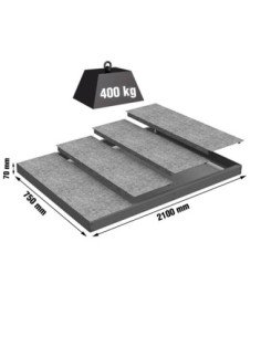 Estantería SIMONRACK Simonforte ea 2107 metal gris/galva