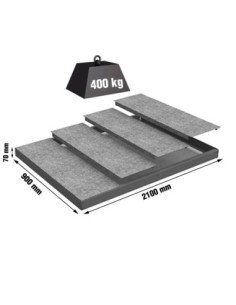 Estantería SIMONRACK Simonforte ea 2109 metal gris/galva