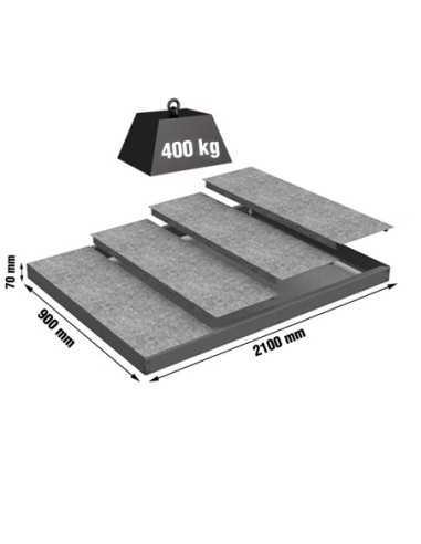 Estantería SIMONRACK Simonforte ea 2109 metal gris/galva