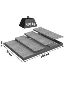 Estantería SIMONRACK Simonforte ea 2407 metal gris/galva