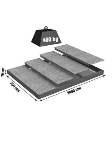 Estantería SIMONRACK Simonforte ea 2407 metal gris/galva