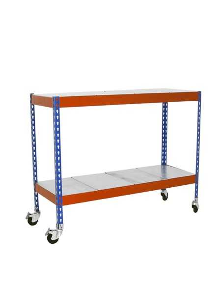 Estantería SIMONRACK Simonforte mob. 1507-2 metal 900 azul/nar/galv