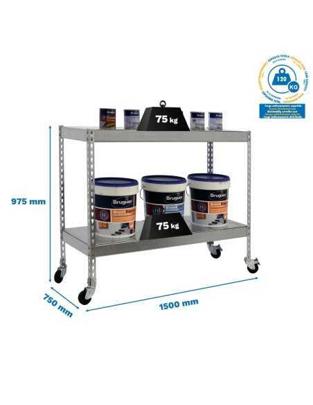 Estantería SIMONRACK Simonforte mob. 1507-2 metal 900 galva/galva