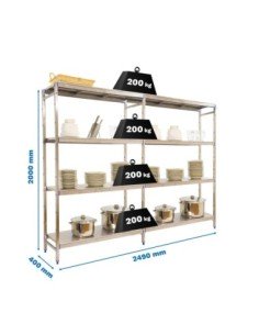Estantería SIMONRACK Simoninox initial 4ss/2000x2490x400
