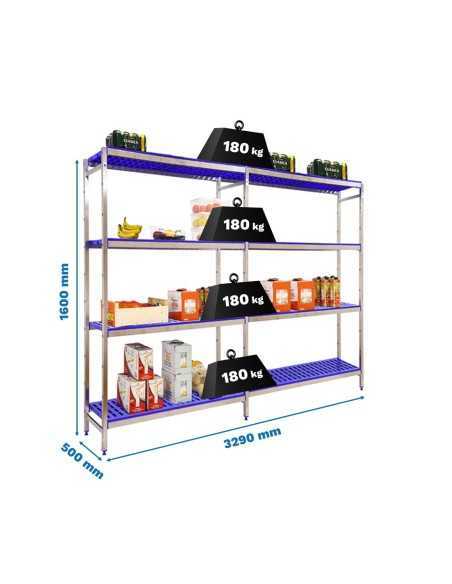 Estantería SIMONRACK Simoninox initial 4pp/1600x3290x500