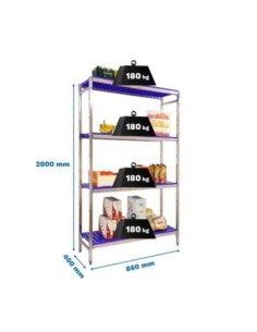 Estantería SIMONRACK Simoninox initial 4pp/2000x860x400