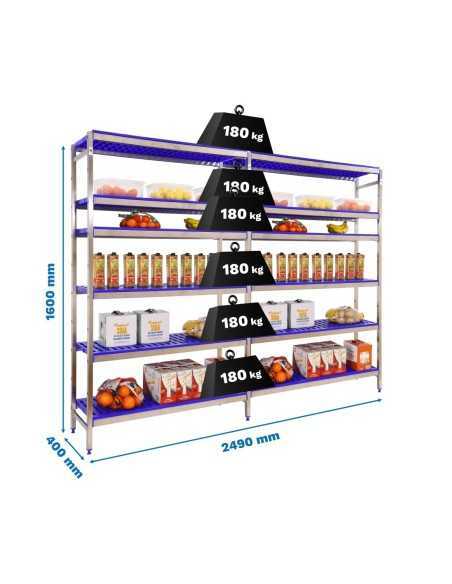 Estantería SIMONRACK Simoninox initial 6pp/1600x2490x400