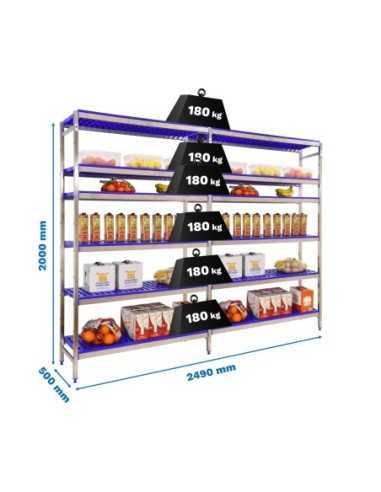 Estantería SIMONRACK Simoninox initial 6pp/2000x2490x500