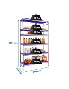 Estantería SIMONRACK Simoninox initial 6pp/2000x860x500