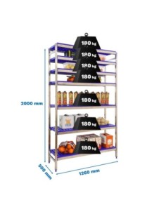 Estantería SIMONRACK Simoninox initial 7pp/2000x1260x500