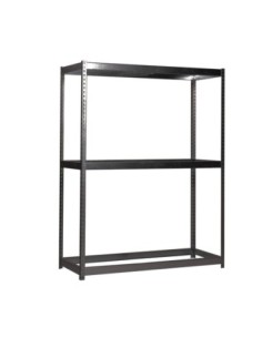 Estantería SIMONRACK Ecoforte 1204-3 antracita/antracita | Estantería sin tornillos ECOFORTE para carga media-alta