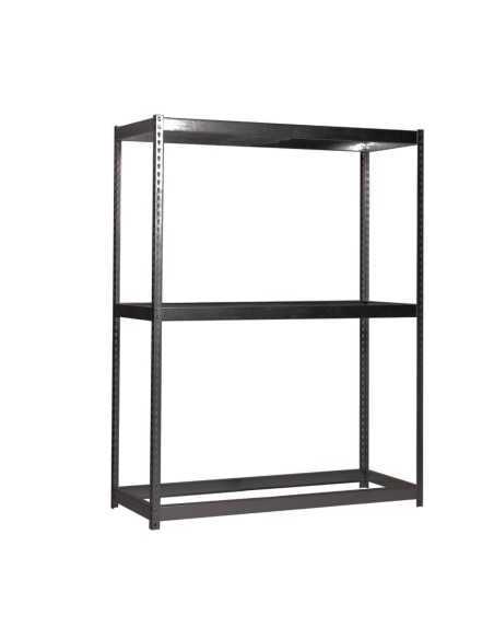 Estantería SIMONRACK Ecoforte 1204-3 antracita/antracita | Estantería sin tornillos ECOFORTE para carga media-alta