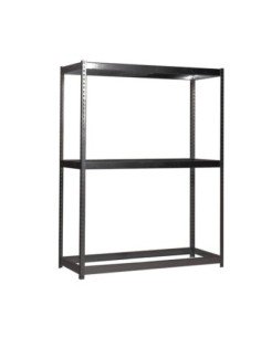 Estantería SIMONRACK Ecoforte 1206-3 antracita/antracita | Estantería sin tornillos ECOFORTE para carga media-alta
