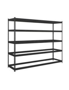 Estantería SIMONRACK Ecoforte 1206-5 antracita/antracita | Estantería sin tornillos ECOFORTE para carga media-alta