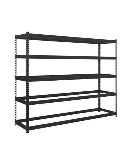 Estantería SIMONRACK Ecoforte 1206-5 antracita/antracita | Estantería sin tornillos ECOFORTE para carga media-alta