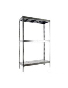 Estantería SIMONRACK Ecoforte 1207-3 metal 1500 Galvanizada/Galvanizada | Estantería sin tornillos ECOFORTE para carga media-alt