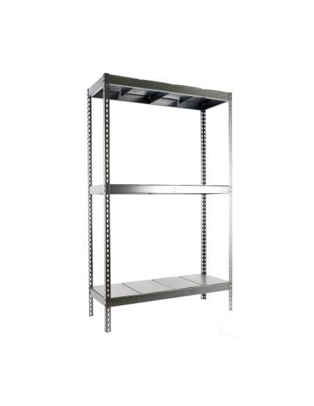 Estantería SIMONRACK Ecoforte 1207-3 metal 1500 Galvanizada/Galvanizada | Estantería sin tornillos ECOFORTE para carga media-alt