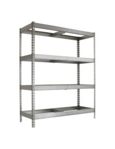 Estantería SIMONRACK Ecoforte 1207-4 Galvanizada | Estantería sin tornillos ECOFORTE para carga media-alta