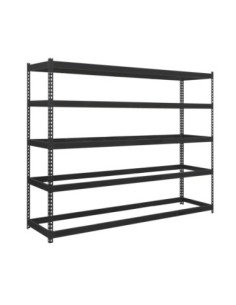Estantería SIMONRACK Ecoforte 1207-5 antracita/antracita | Estantería sin tornillos ECOFORTE para carga media-alta