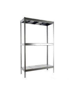 Estantería SIMONRACK Ecoforte 1506-3 metal 1500 Galvanizada/Galvanizada | Estantería sin tornillos ECOFORTE para carga media-alt