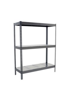 Estantería SIMONRACK Ecoforte 1506-3 metal gris/Galvanizada | Estantería sin tornillos ECOFORTE para carga media-alta