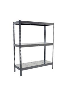 Estantería SIMONRACK Ecoforte 1506-3 metal gris/Galvanizada | Estantería sin tornillos ECOFORTE para carga media-alta