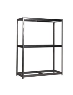 Estantería SIMONRACK Ecoforte 1804-3 antracita/antracita | Estantería sin tornillos ECOFORTE para carga media-alta