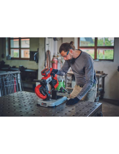 SIERRA DE CINTA METAL CON MESA TE-MB 18/127 U Li - Solo SIN BATERIA EINHELL 2