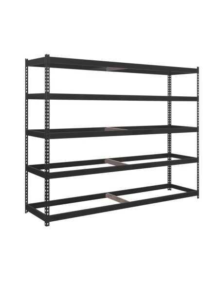 Estantería SIMONRACK Ecoforte 1804-5 Antracita (sin bandejas) | Estantería sin tornillos ECOFORTE para carga media-alta