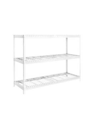 Estantería SIMONRACK Ecoforte 1806-3 rex blanco | Estantería sin tornillos ECOFORTE para carga media-alta