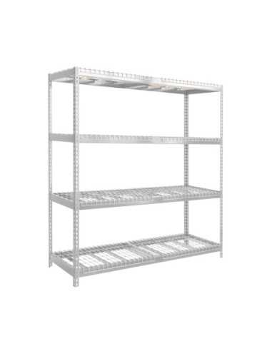 Estantería SIMONRACK Ecoforte 1806-4 rex Galvanizada | Estantería sin tornillos ECOFORTE para carga media-alta