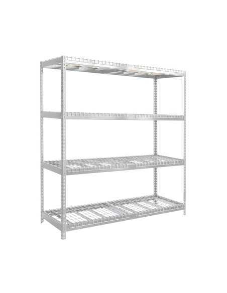 Estantería SIMONRACK Ecoforte 1806-4 rex Galvanizada | Estantería sin tornillos ECOFORTE para carga media-alta