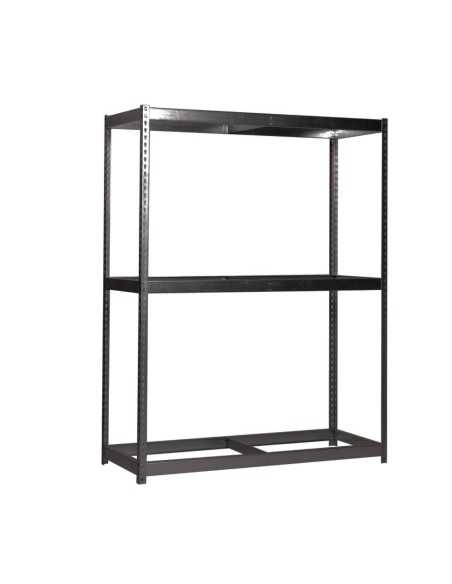 Estantería SIMONRACK Ecoforte 1807-3 antracita/antracita | Estantería sin tornillos ECOFORTE para carga media-alta