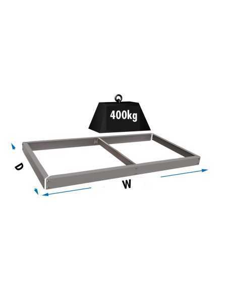 Estante Adicional SIMONRACK Ecoforte 1204 gris | Estantería sin tornillos ECOFORTE para carga media-alta