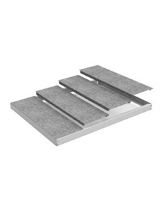 Estante Adicional SIMONRACK Ecoforte 1206 metal blanco/Galvanizada | Estantería sin tornillos ECOFORTE para carga media-alta