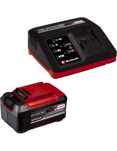 Cargador de Batería EINHELL Power-X 18V + Batería 5,2 Ah Kit