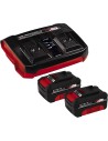 Cargador Doble Twincharger + Baterías EINHELL PXC-Starter 2 Baterías 4.0 Ah